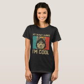 My Husky Thinks I m Cool Dog Owner T-Shirt (Vorne ganz)