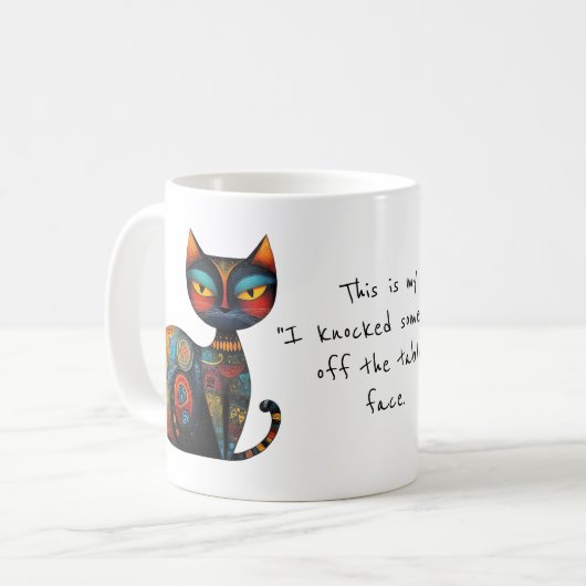 My "I Knocked Something off the Table" Face Funny  Kaffeetasse (Vorderseite Links)