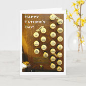 My ideal organ Father's Day card Karte (Gelbe Blume)
