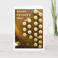 My ideal organ Father's Day card