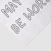 My it all be worship outline seidenpapier (Ausschnitt)