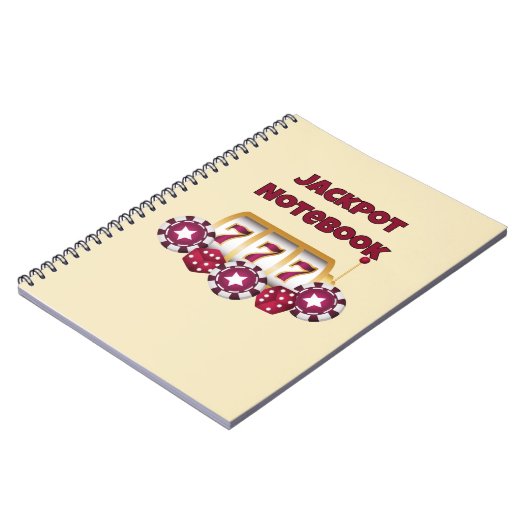 My Jackpot Spiral Notebook Notizblock (Linke Seite)