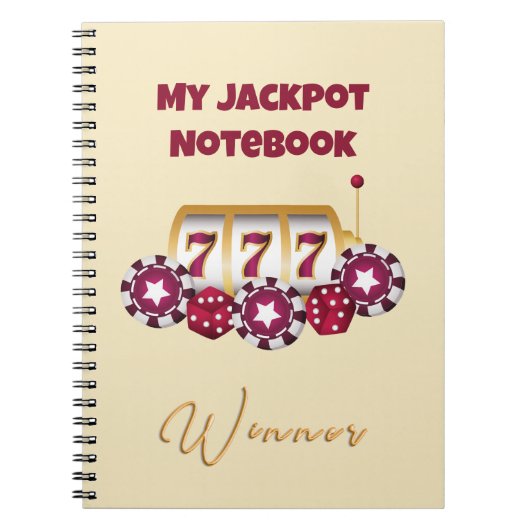 My Jackpot Spiral Notebook Notizblock (Vorderseite)