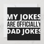 my jokes are dad jokes save the date (Vorderseite)