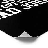 My Jokes Are Ly Dad Jokes Pregnancy Announcement Poster (Ecke)