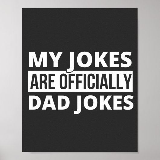 My Jokes Dad Jokes Poster (Vorne)