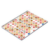 MY JOURNAL 2025 journal with simple graphic shapes Notizblock (Linke Seite)