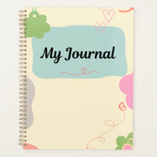 My Journal- Abstract Heart Planer