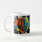 My Joy Coffee Mug – Artistic Graffiti Coffee Bean Kaffeetasse (Links)