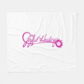 My Joyful Healing Blanket Fleecedecke (Vorderseite (Horizontal))