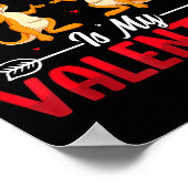 My Kangaroo Is My Valentine - Animal Lovers Valent Poster (Ecke)