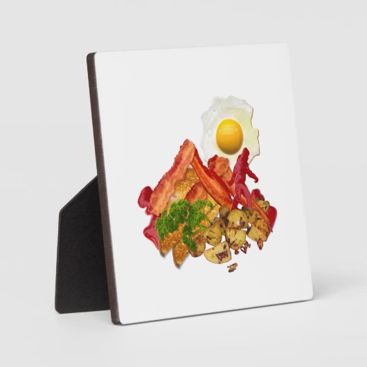 My Ketschup Gone Squatchin for Bacon Breakfast Fotoplatte (Vorderseite)