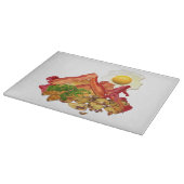 My Ketschup Gone Squatchin for Bacon Breakfast Schneidebrett (Ecke)