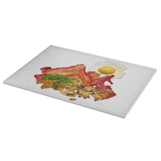 My Ketschup Gone Squatchin for Bacon Breakfast Schneidebrett (Ecke)