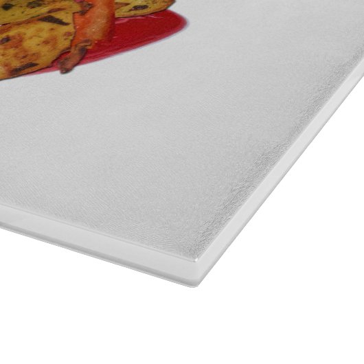 My Ketschup Gone Squatchin for Bacon Breakfast Schneidebrett (Ecke)