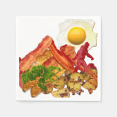 My Ketschup Gone Squatchin for Bacon Breakfast Serviette (Vorderseite)
