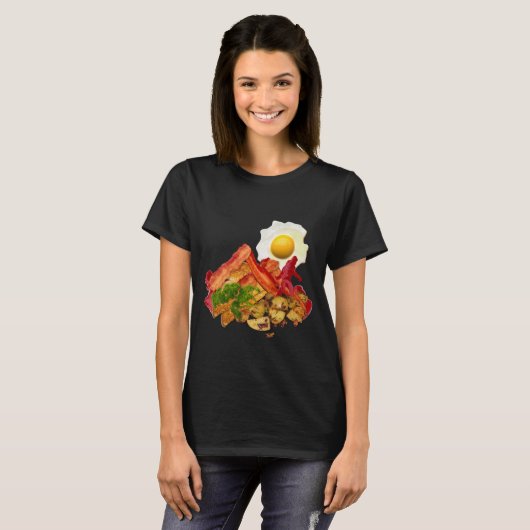 My Ketschup Gone Squatchin for Bacon Breakfast T-Shirt (Vorne ganz)