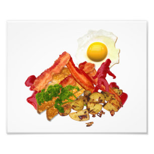 My Ketschup Gone Squatchin for Bacon Decor Fotodruck