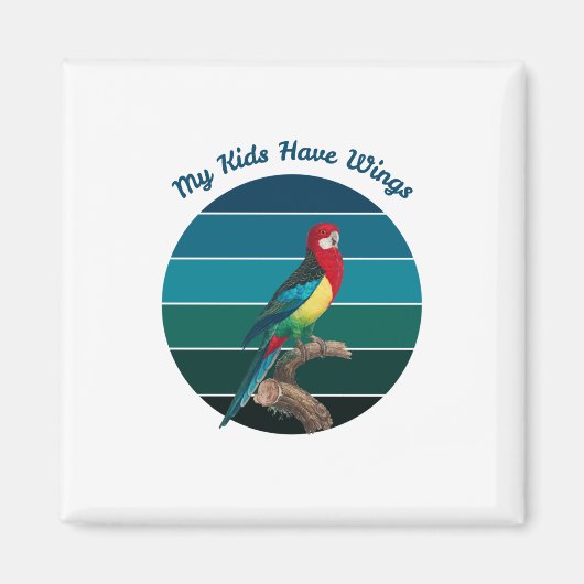 My Kids Have Wings Magnet (Vorne)