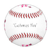 My Kids Love Him Baseballs Cool Gift, Personalized (Rückseite)