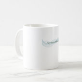 My Kind of Silence – Minimal Calm Quote Kaffeetasse (Vorderseite Links)