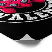 My Kind Valentine Gamer Cool Valentines Day Girl B Poster (Ecke)