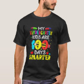 My Kindergarten Kid Are 100 Days Smarter 100th Day T-Shirt (Vorderseite)