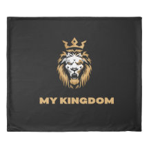 My Kingdom Crowned Lion Royal Look King Size Home