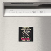 My Knight In Machinist Wife Girlfriend Funny Anniv Magnet (In Situ (Geschirrspüler))