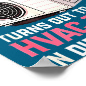 My Knight In Shining Funny Hvac Tech Wife Women Gi Poster (Ecke)