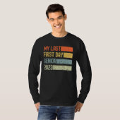 My Last First Day Senior 2023 Back To School Retro T-Shirt (Vorne ganz)