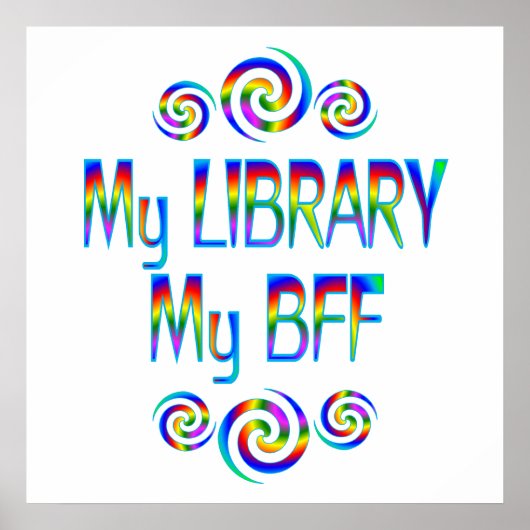 My Library-BESTE FREUNDIN Poster (Vorne)