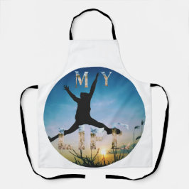 My Life – Inspirational Nature Design Apron Schürze