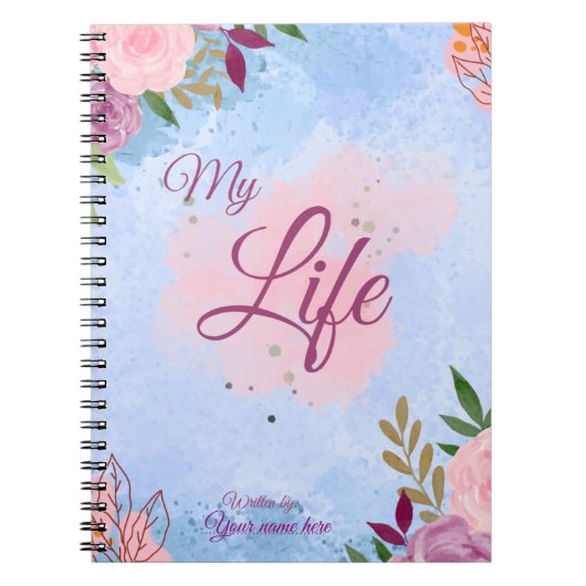 My Life-Spiral Photo Notebook Notizblock (Vorderseite)