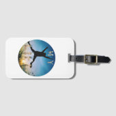 My Life Tote Bag – Inspirational Nature Design Gepäckanhänger (Vorderseite (Horizontal))