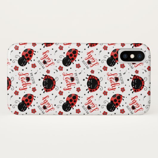 My lil Lady - Mate Barely iPhone X Case (Rückseite (Horizontal))