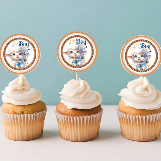 My Little Lamb Runder Aufkleber