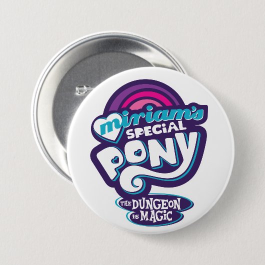 My Little Prepotente Button (Vorne & Hinten)