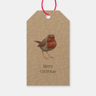 "My Little Robin" Bird Weihnachtsgeschenke Tags Geschenkanhänger