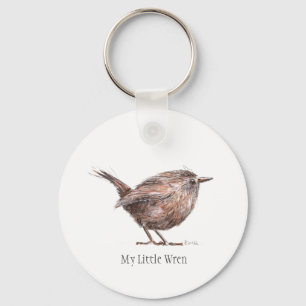 "My Little Wren" Bird Keyring Schlüsselanhänger