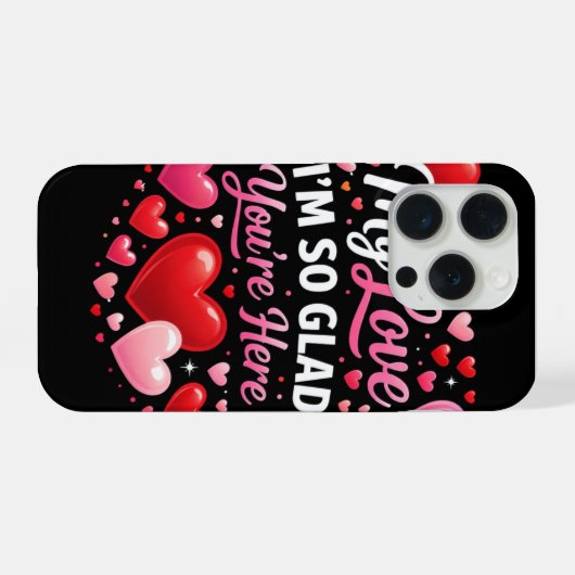 My Love - Heart iPhone Hülle (Rückseite (Horizontal))