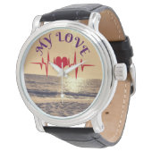 My Love – Heartbeat on the Waves Armbanduhr (Schrägansicht)