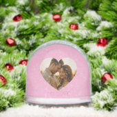 My love Minimal couple custom Schneekugeln (Weihnachten)