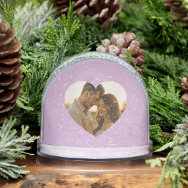 My love Minimal couple custom Snow Globes Schneekugeln