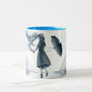 My Love, Mom Amour, l´huile Zweifarbige Tasse