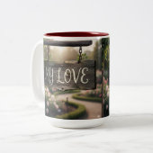My Love Mug | Romantic Coffee Mug Gift for Couples Zweifarbige Tasse (Vorderseite Links)