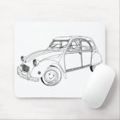 My loved car: Citroën 2 PS Mousepad (Mit Mouse)