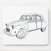 My loved car: Citroën 2 PS Mousepad (Vorne)