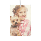 My Loves Photo Script Autolufterfrischer (Vorderseite)