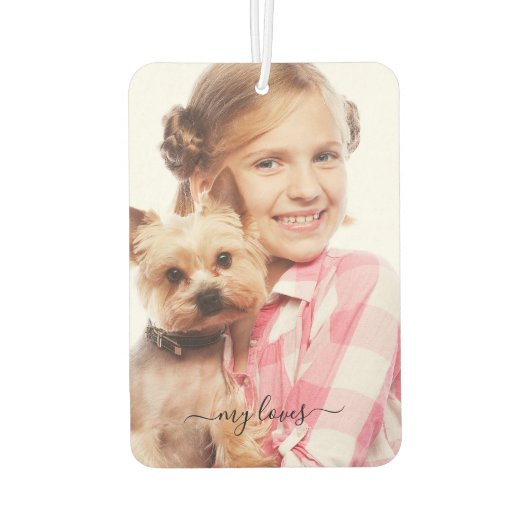 My Loves Photo Script  Autolufterfrischer (Rückseite)